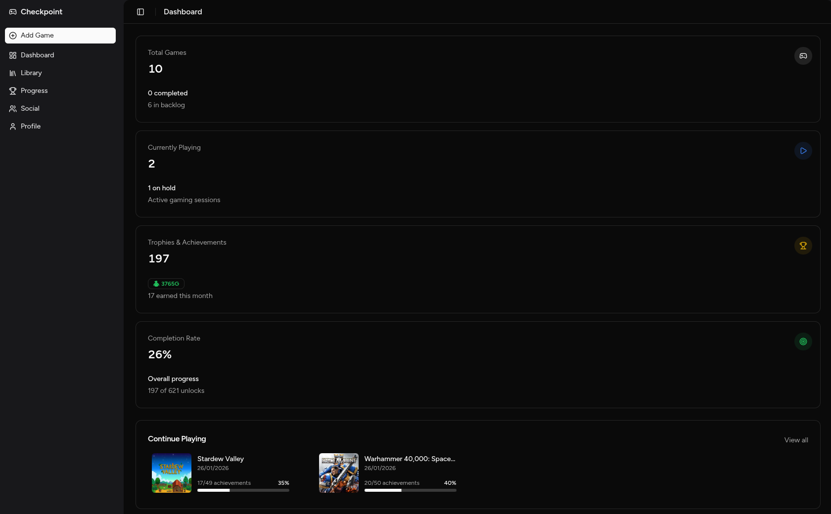 CheckpointHQ Homepage